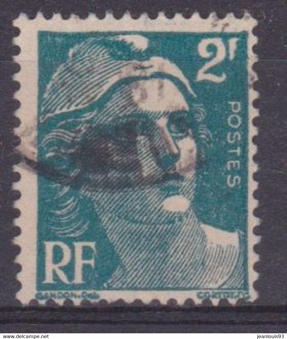 FRANCE - 713  GANDON VARIETE GROS 2 ET RF OBL USED - Gebruikt