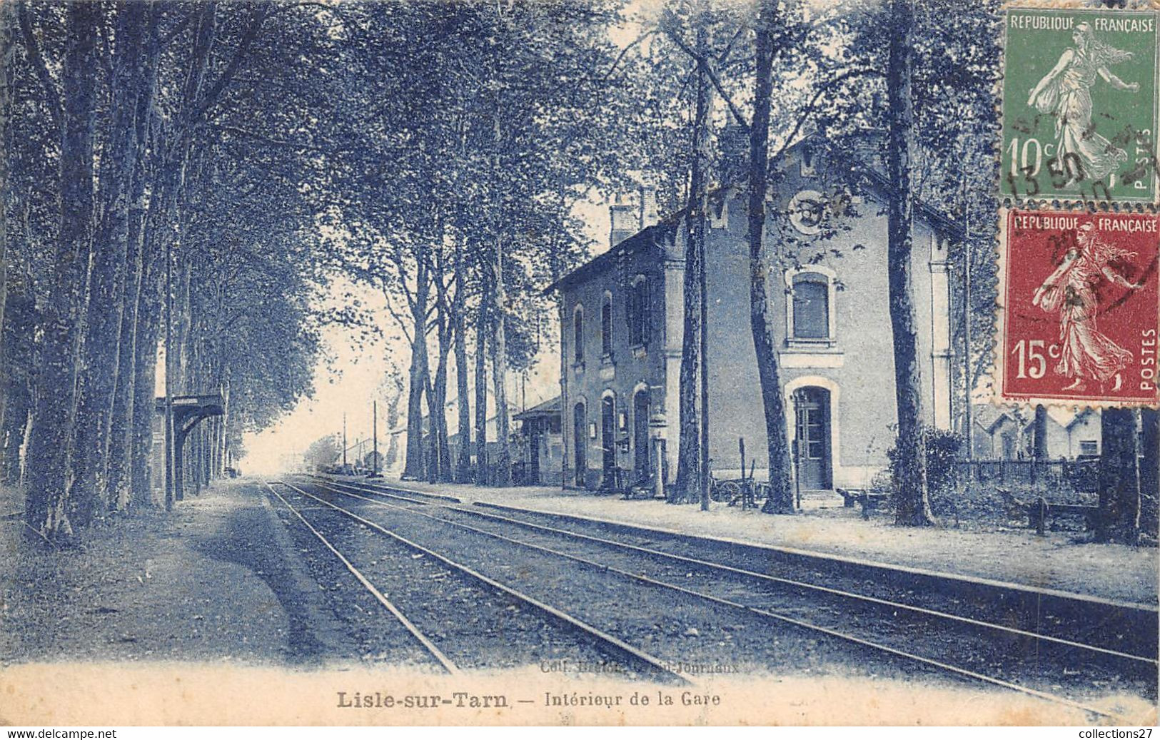 81-LISLE-SUR-TARN- INTERIEUR DE LA GARE - Lisle Sur Tarn