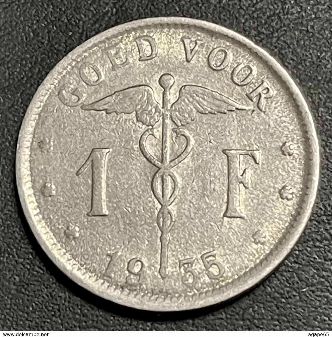 1935 Belgium 1 Franc (dutch Text) - 1 Franco