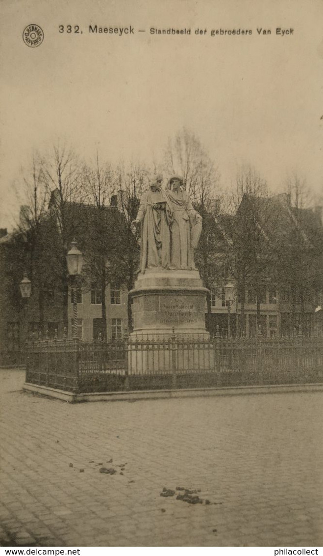 Maaseik - Maeseyck / Standbeeld Der Gebroeders Van Eyck  19?? Hermans 332 - Maaseik