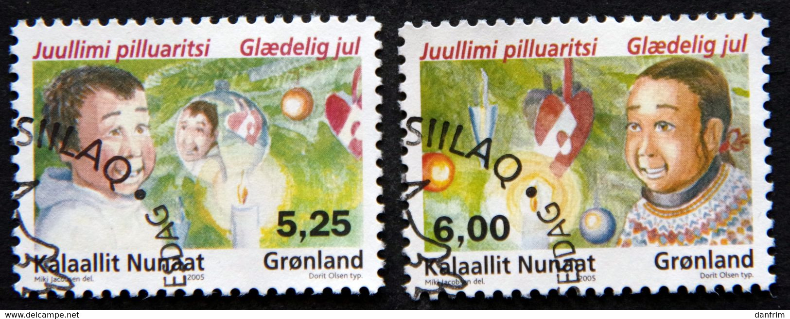 Greenland   2005   CHRISTMAS  Minr.450-51  ( Lot  H 356 ) - Gebruikt