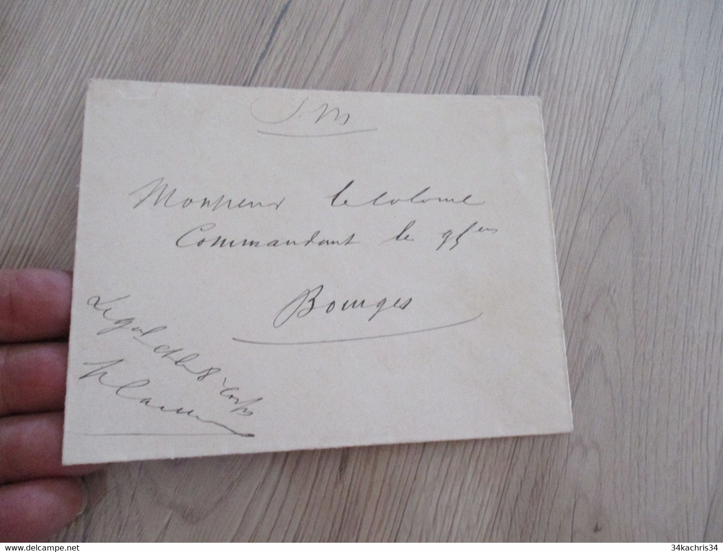 LAS Autographe Signée Générale Caillard Bourges 1899 Organisation Bataillon - Sonstige & Ohne Zuordnung