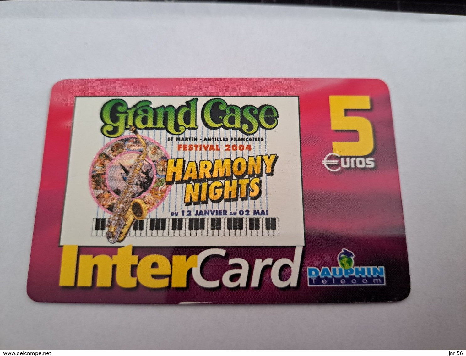 ST MARTIN / INTERCARD  5 EURO  HARMONY  NIGHTS        NO 083   Fine Used Card    ** 10787 ** - Antillen (Französische)