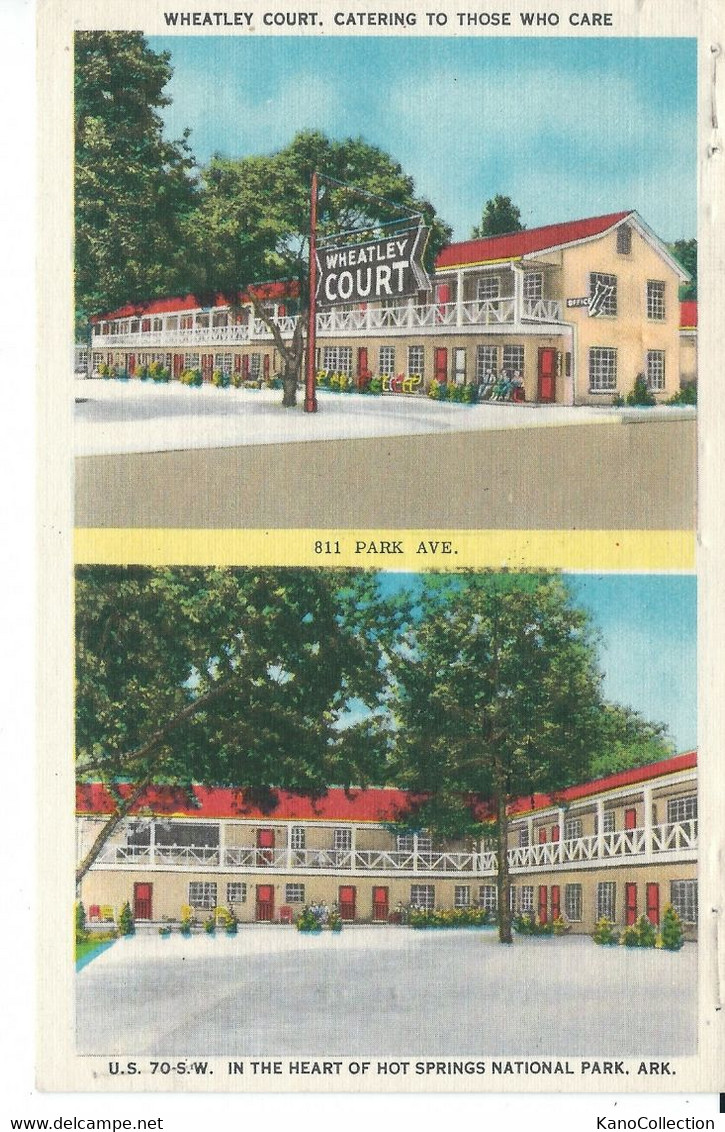 Hot Springs, Arkansas, Wheatley Court, Gelaufen 1953 - Hot Springs