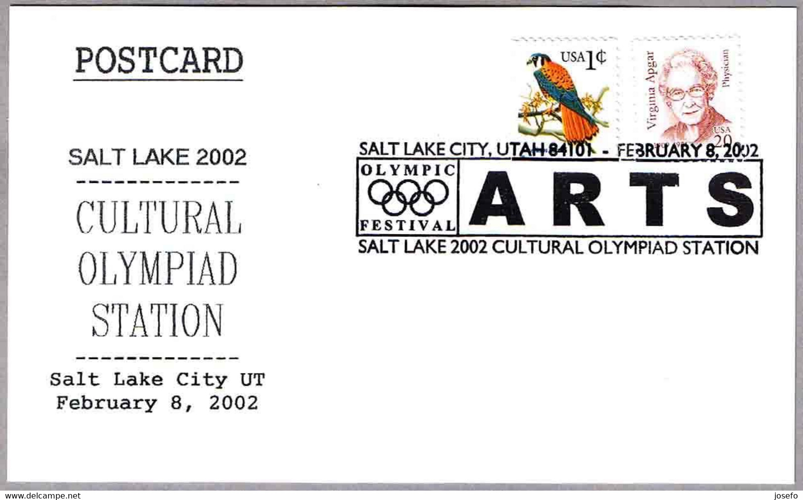 2002 WINTER OLYMPICS - CULTURAL OLYMPIAD. Salt Lake City UT 2002 - Winter 2002: Salt Lake City