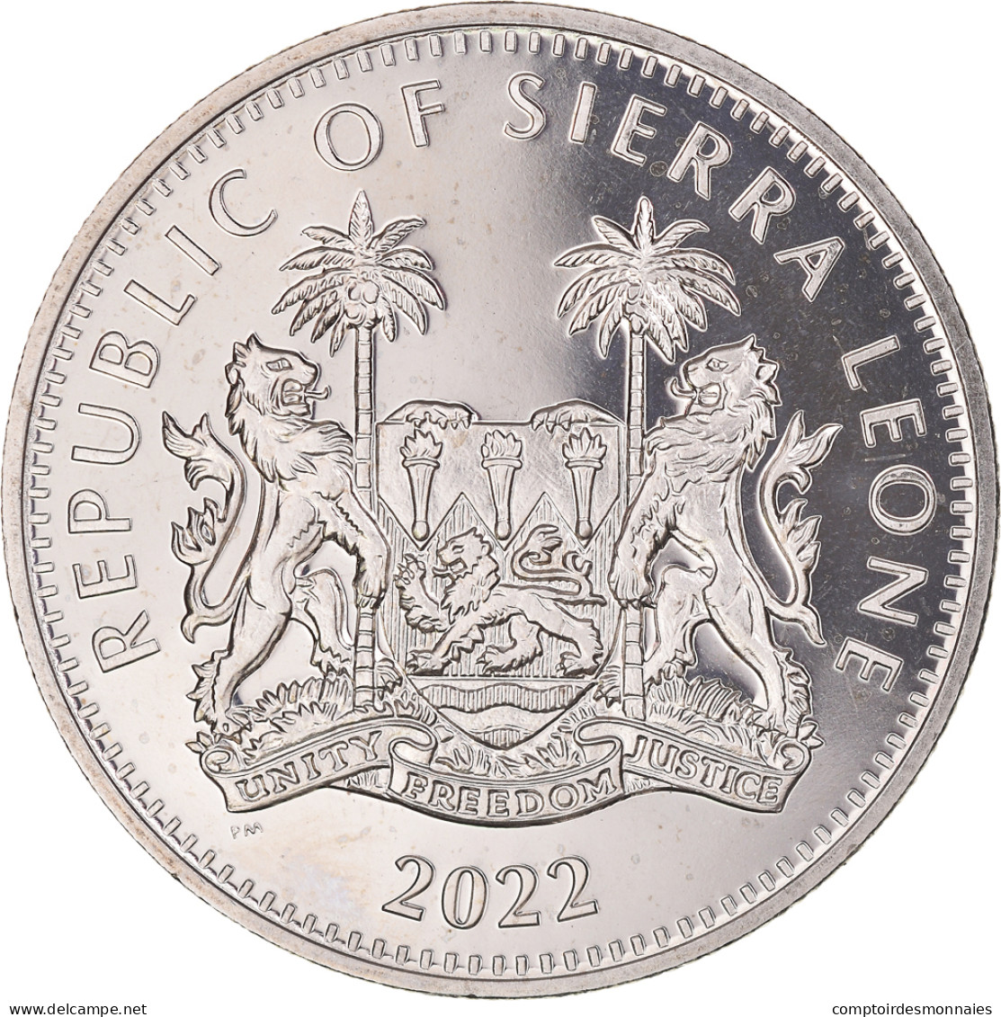 Monnaie, Sierra Leone, Dollar, 2022, Baboon, SPL, Cupronickel - Sierra Leone