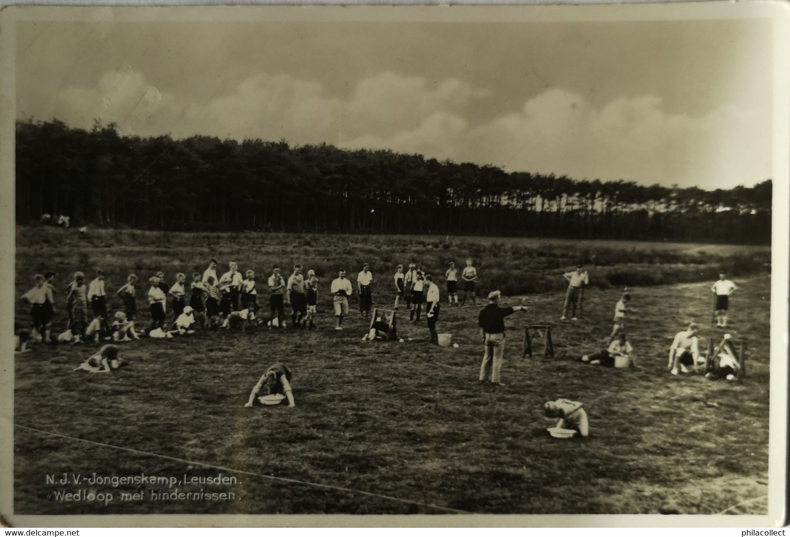 Leusden (Utr.) N. J. V. Jongenskamp - Wedloop Met Hindernissen 1937 - Other & Unclassified