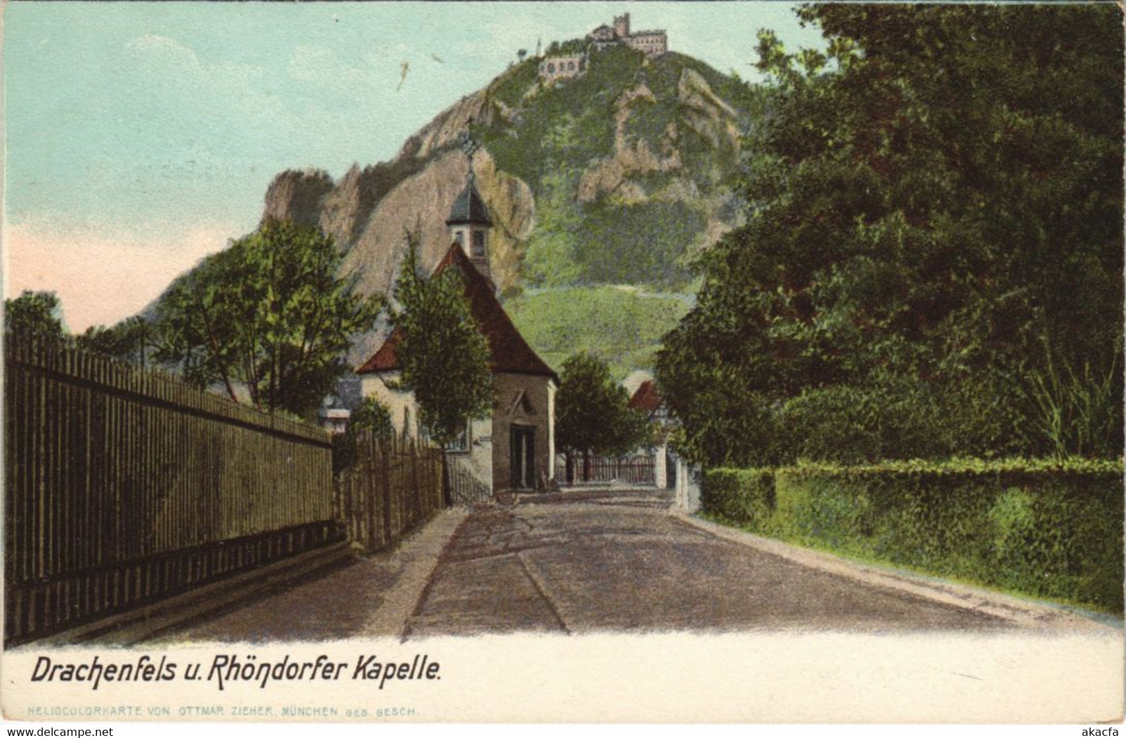 CPA AK Drachenfels M. Kapelle Rhondorf GERMANY (1231640) - Drachenfels