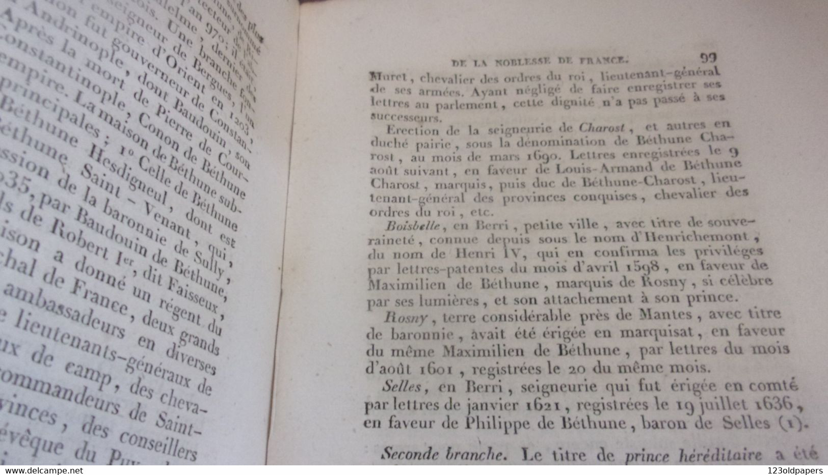 1820/1822 RARE  E0 5 VOL COMPLETS DICTIONNAIRE UNIVERSEL DE LA NOBLESSE DE FRANCE M DE COURCELLES ROYAUTE