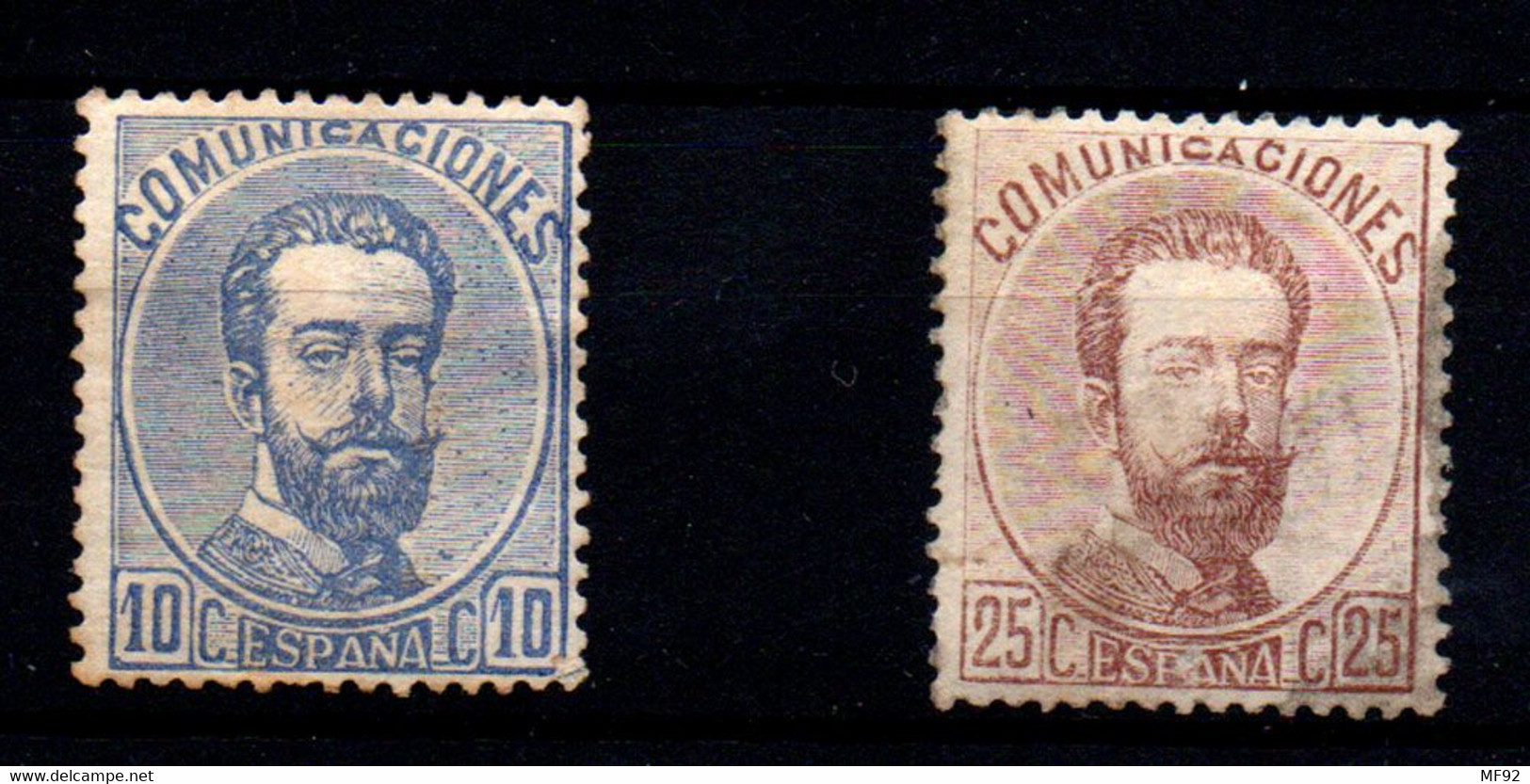 España Nº 121, 124. Año 1872 - Neufs