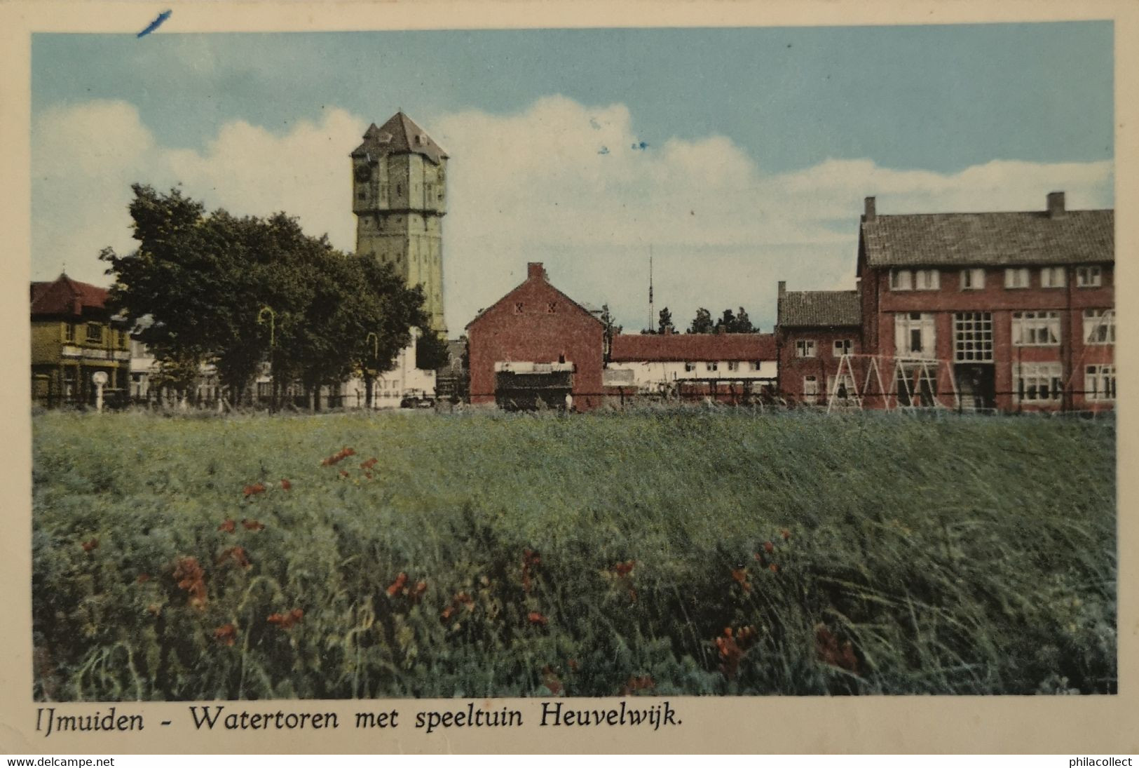 IJmuiden // Watertoren Met Speeltuin Heuvelwijk 19?? - IJmuiden