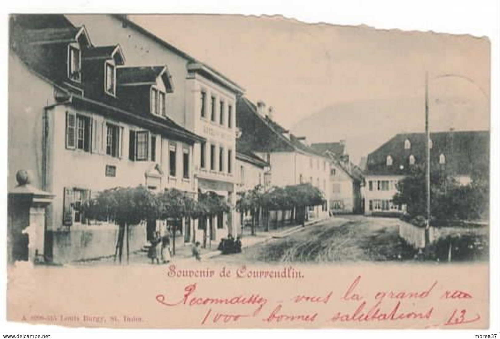 Souvenir De COURRENDLIN   ( Carte Abimée Voir Scan) - Courrendlin