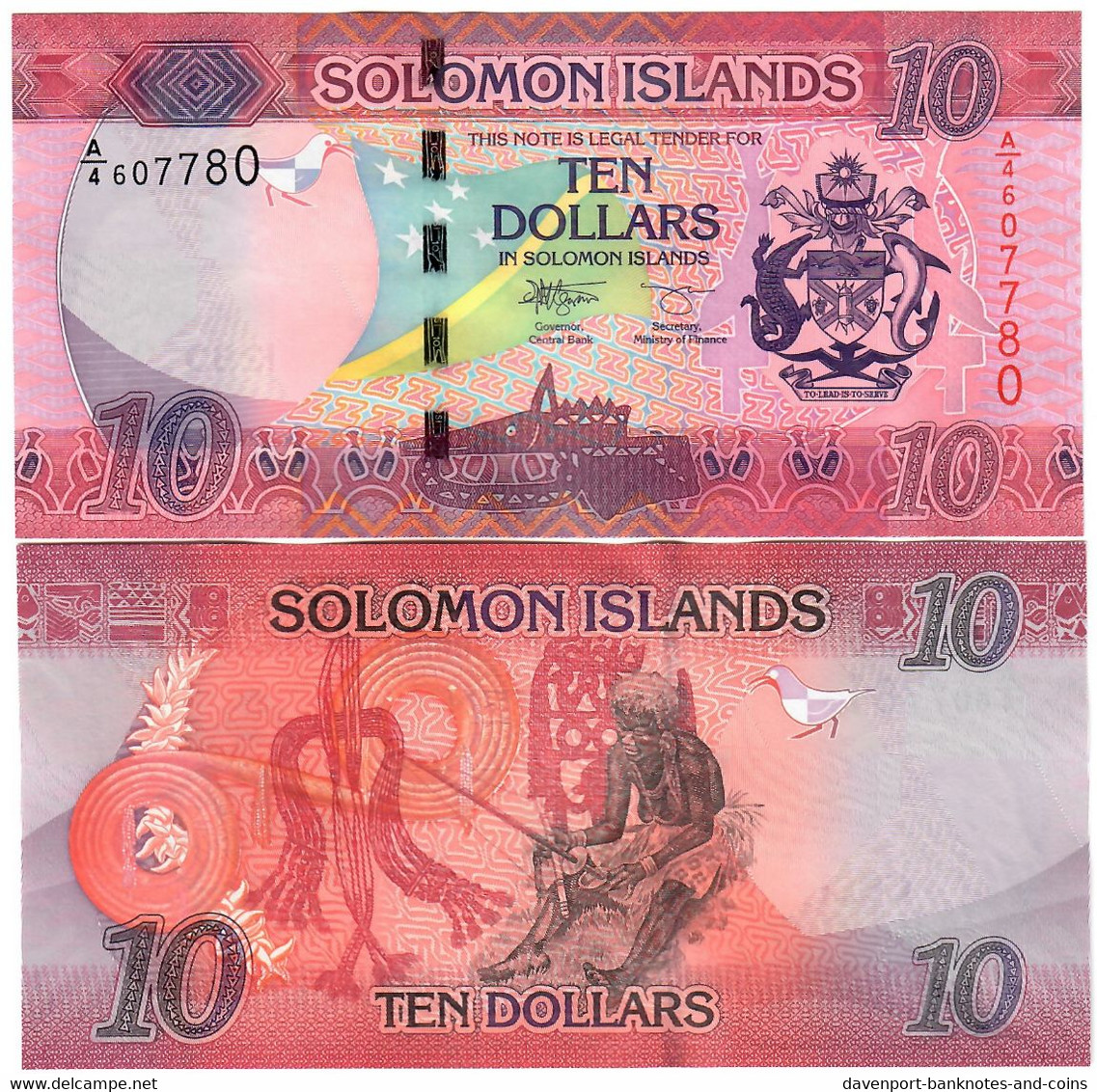 Solomon Islands 10 Dollars 2017 (2021) UNC A/4 - Salomonseilanden