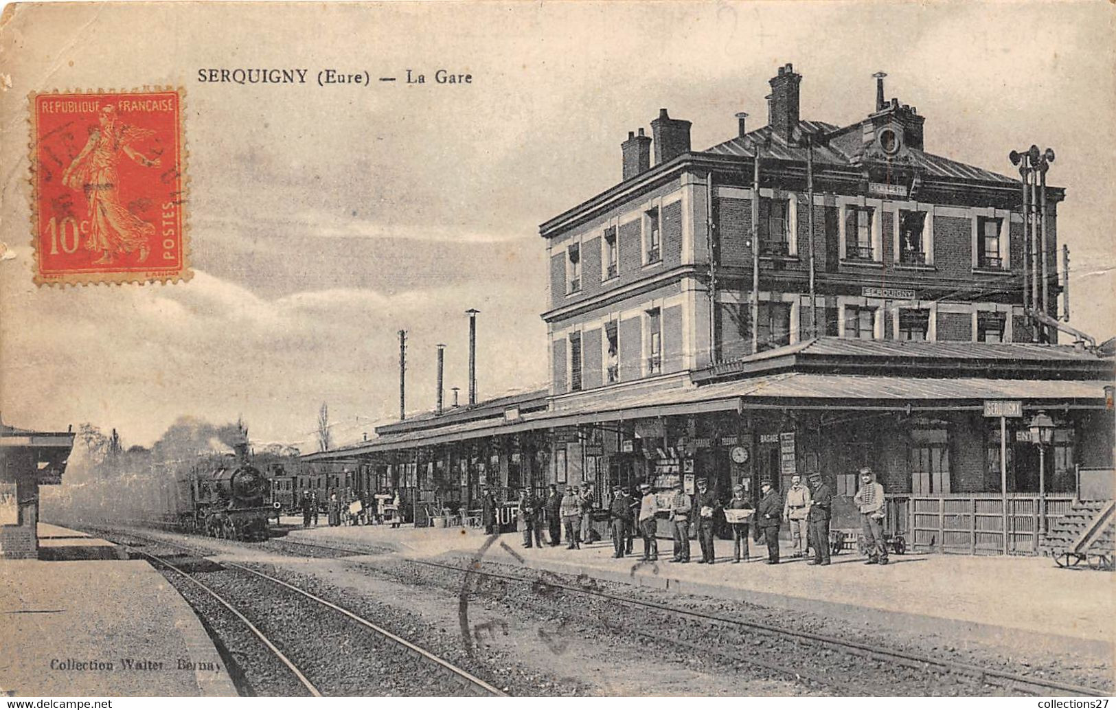 27-SERQUIGNY- LA GARE - Serquigny