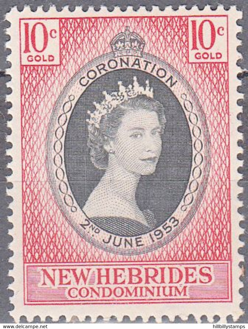 NEW HIBRIDES   SCOTT NO 77  MNH  YEAR 1953 - Unused Stamps