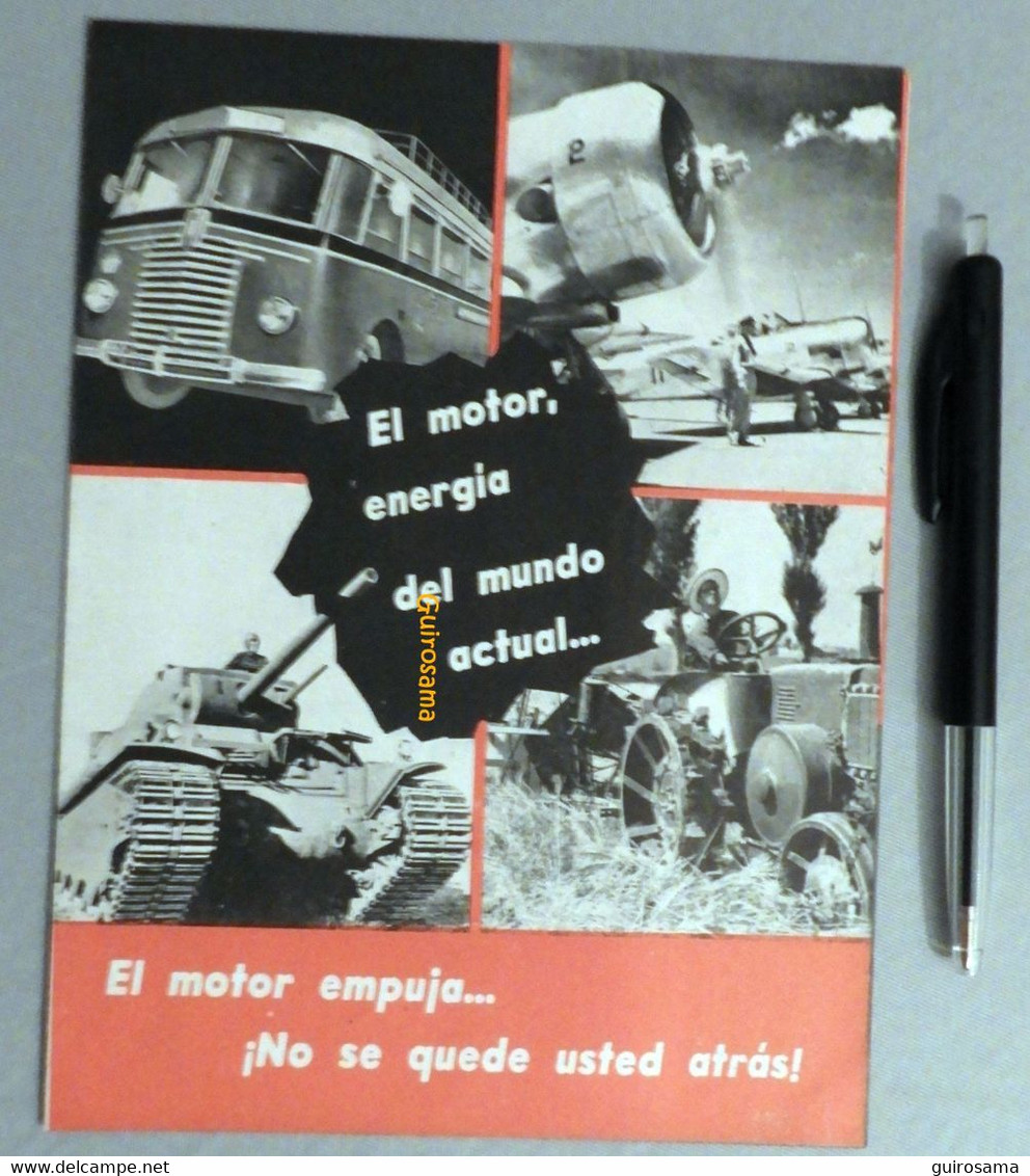 Manual De Automobiles De Arias Paz - El Motor - 1943 - Bus, Tracteur, Camion, Char - España