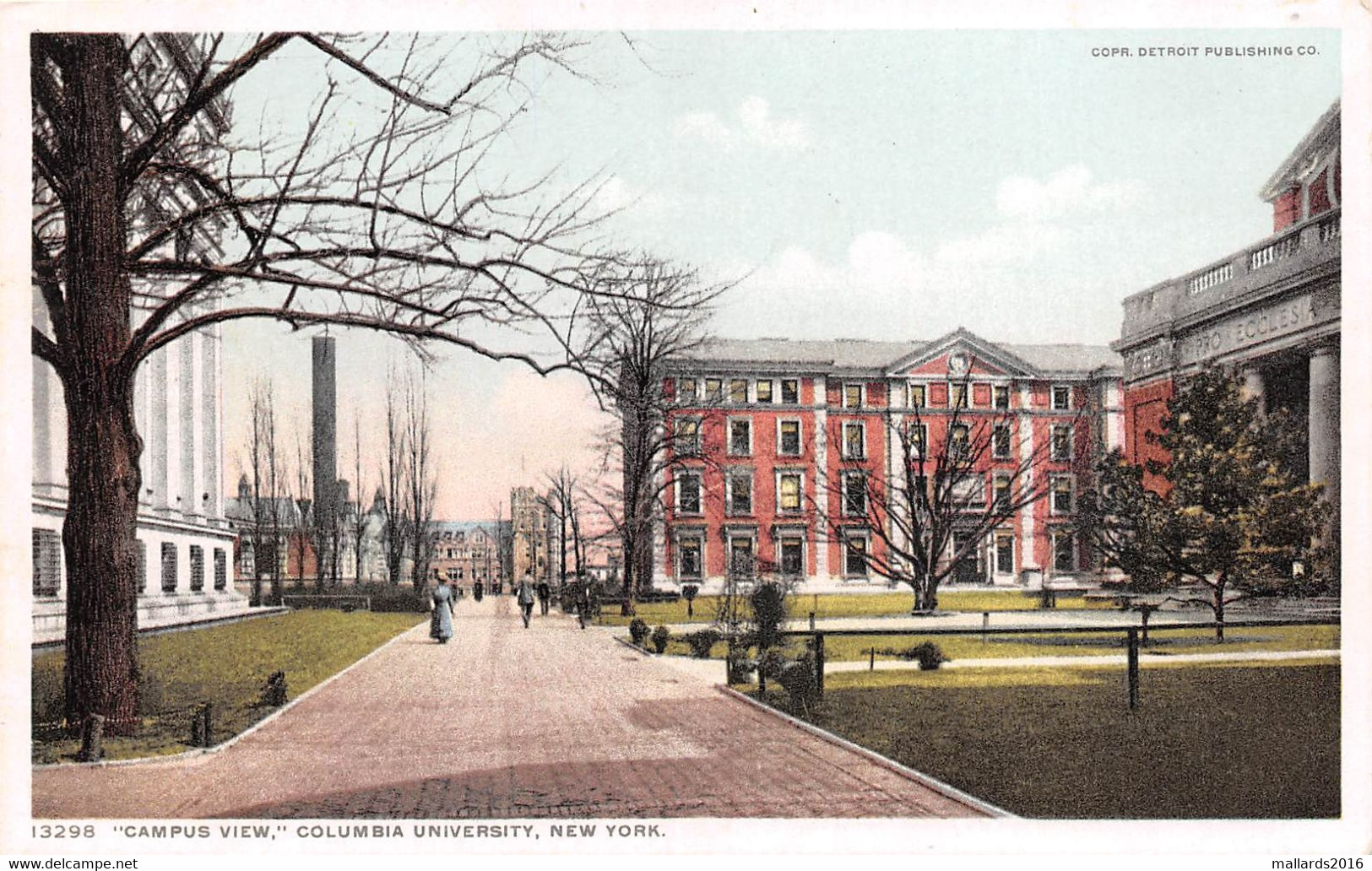 NEW YORK - COLUMBIA UNIVERSITY - CAMPUS VIEW ~ AN OLD POSTCARD #2231104 - Education, Schools And Universities