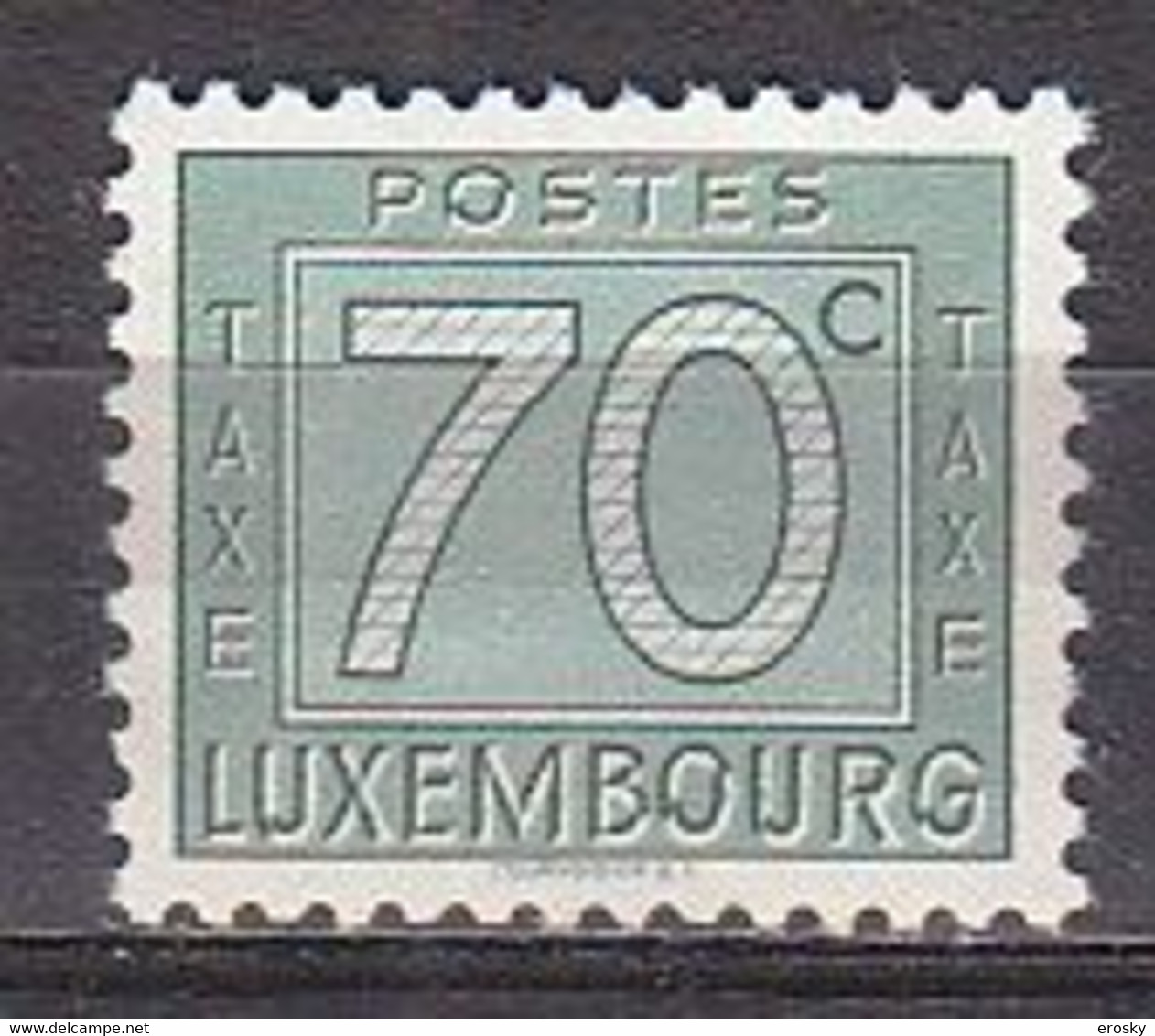 Q4487 - LUXEMBOURG TAXE Yv N°28 * - Strafport