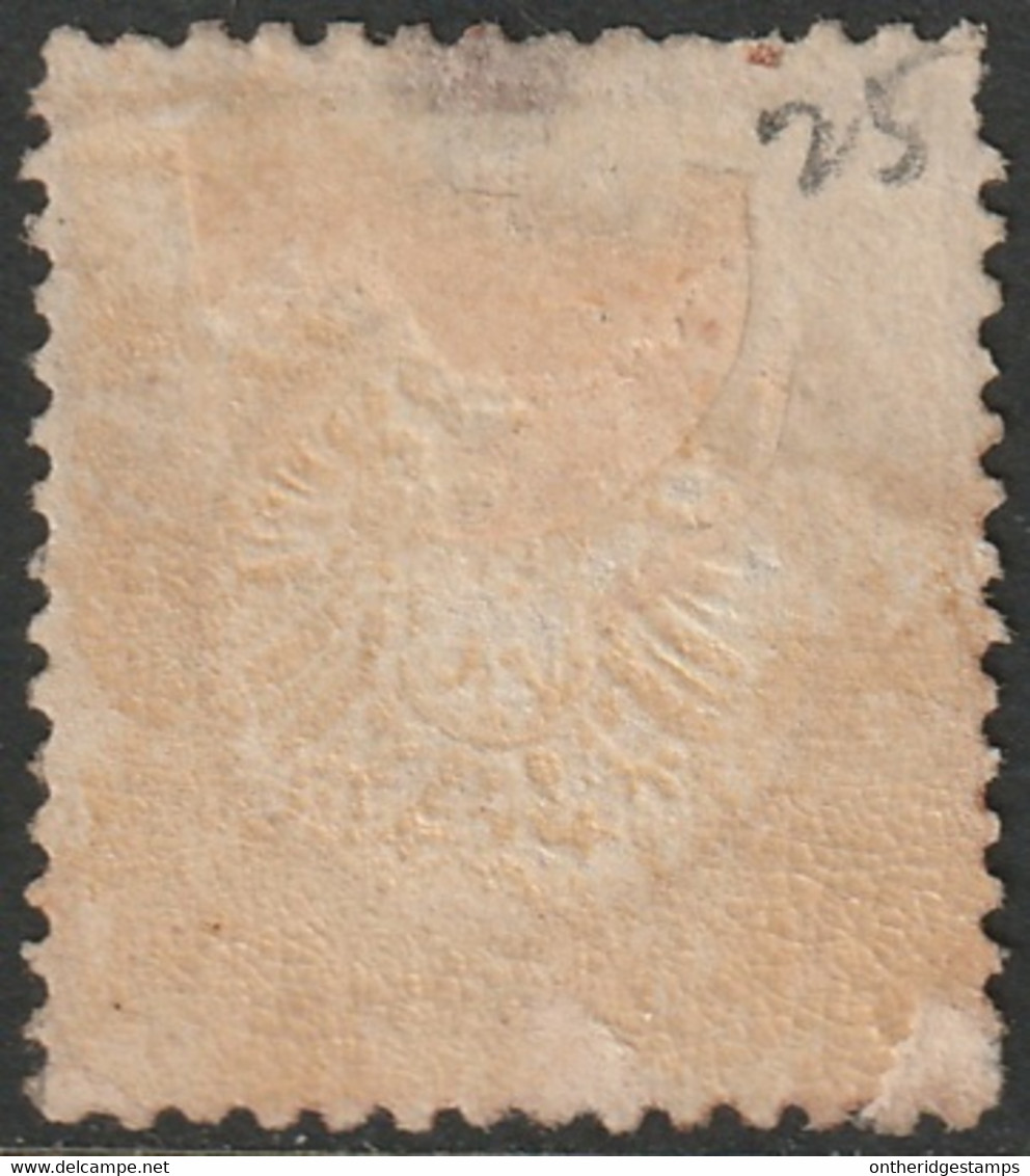 Germany 1872 Sc 25a Mi 27b MH* Partial Gum With APS Certificate Condition As In Cert - Unused Stamps