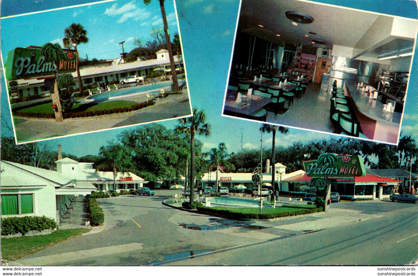 Florida St Augustine Palms Motel & Restaurant 1960 - St Augustine