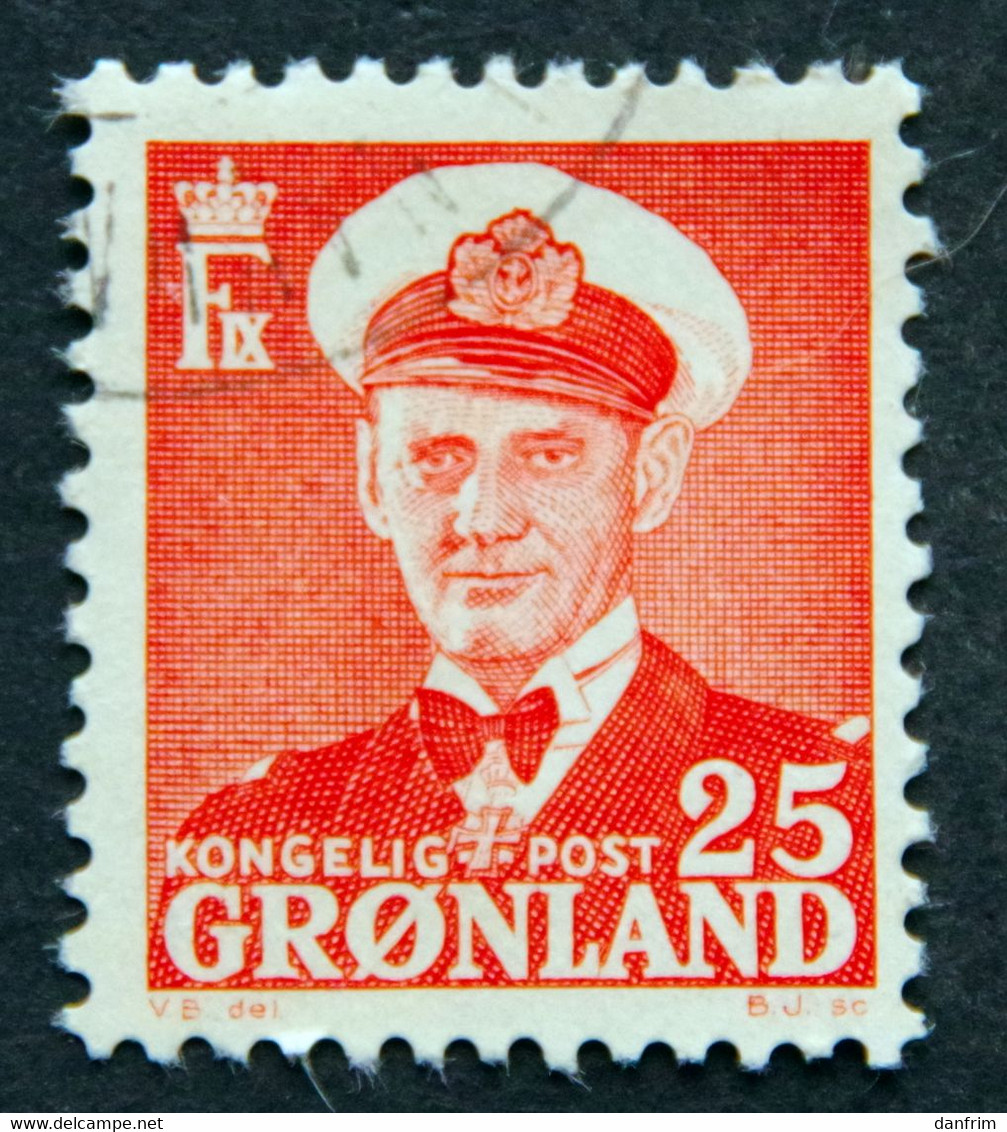 Greenland 1950  King Frederik IX MiNr 32 (O) ( Lot D 2876) - Usati