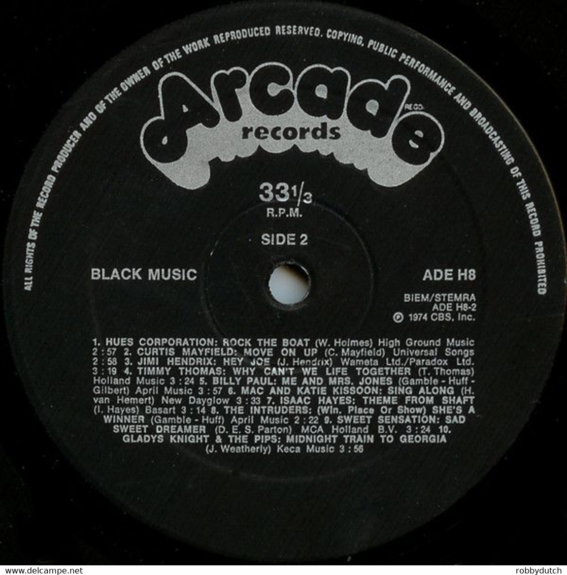 * LP *  BLACK MUSIC - TRAMMPS / JAMES BROWN / THREE DEGREES / ISAAC HAYES / JIMI HENDRIX A.o. - Compilaciones