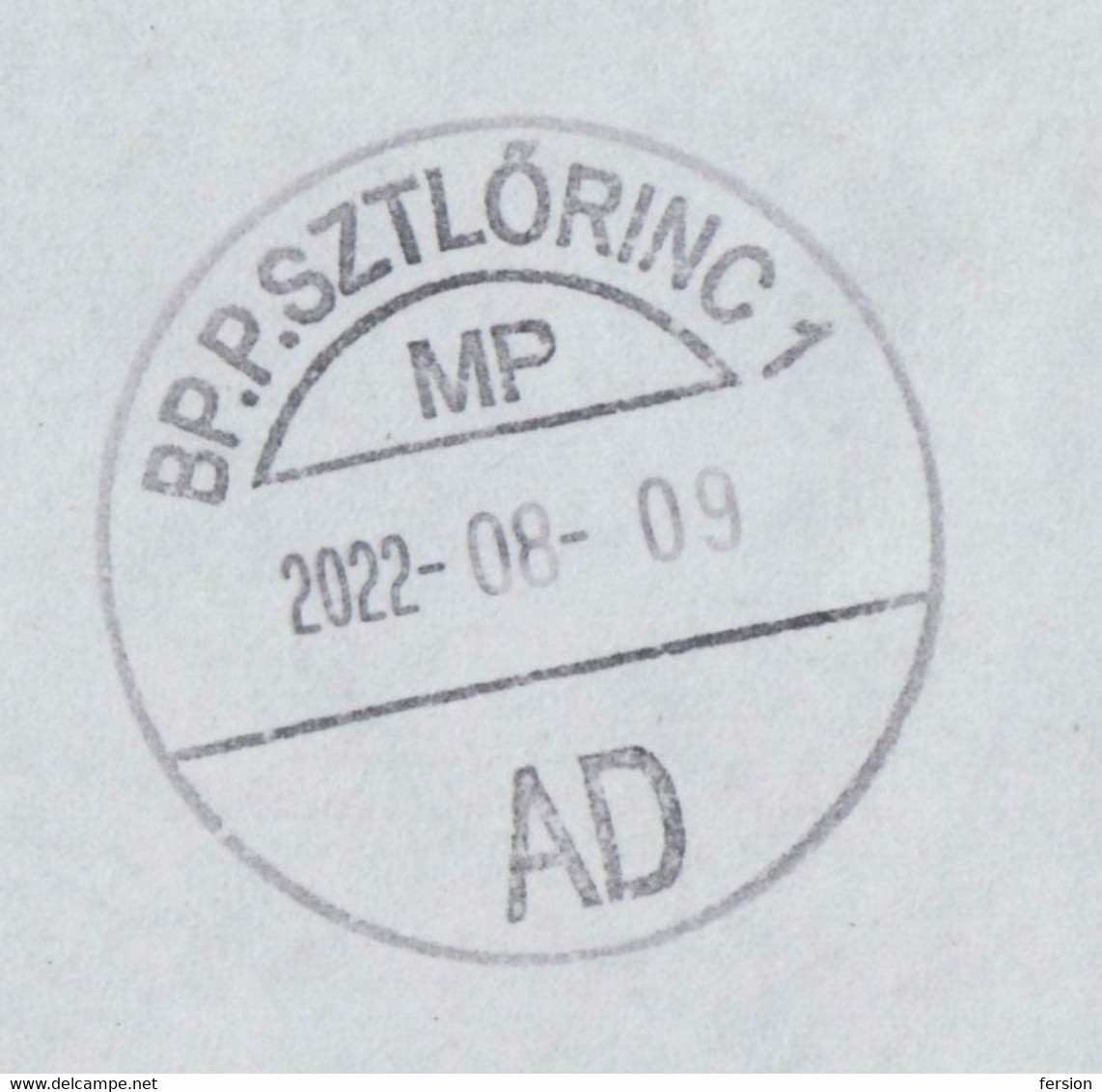 Oldtimer CAR POSTAL HISTORY REGISTERED PRIORITY Label Vignette Forwarded Letter Cover To PO BOX Hungary Pestszentlorinc - Covers & Documents