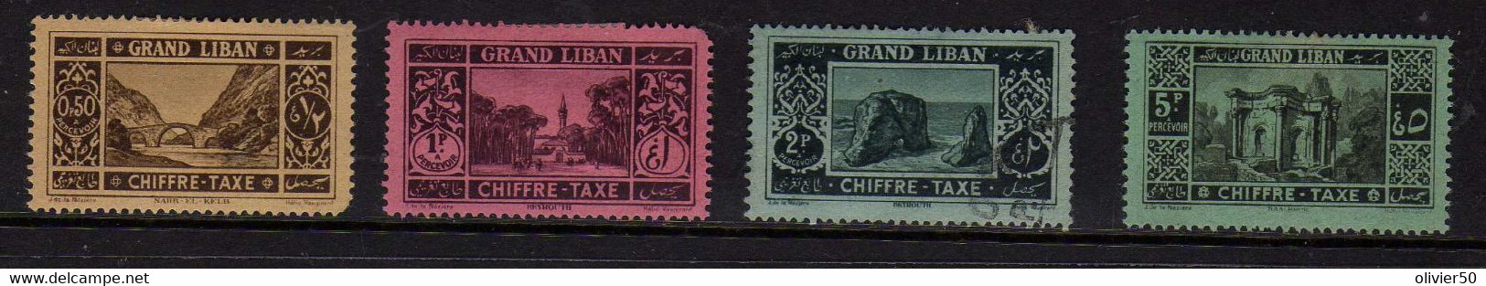 Grand-Liban (1925) - Timbres-Taxe Neufs* - MH - Timbres-taxe