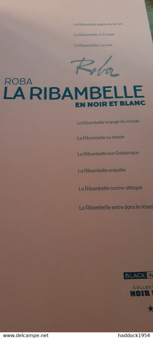 La Ribambelle En Noir Et Blanc ROBA éditions Black Et White 2022 - Erstausgaben