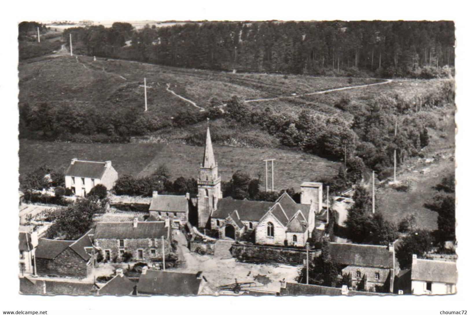 (22) 896, Caurel, Lapie 4, Vue Aérienne, Place De L'Eglise - Caurel