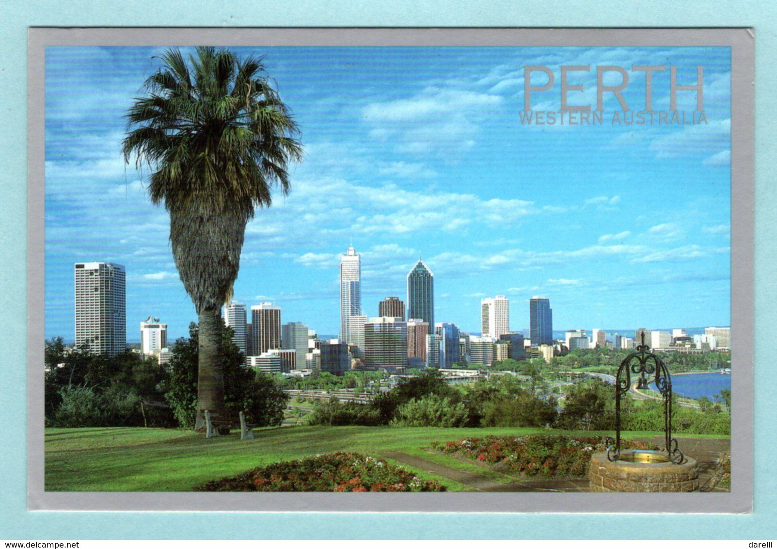 CP  Australie - Perth - A View From Kings Park Down To The City -- Une Vue De Kings Park Jusqu'à La Ville - Perth