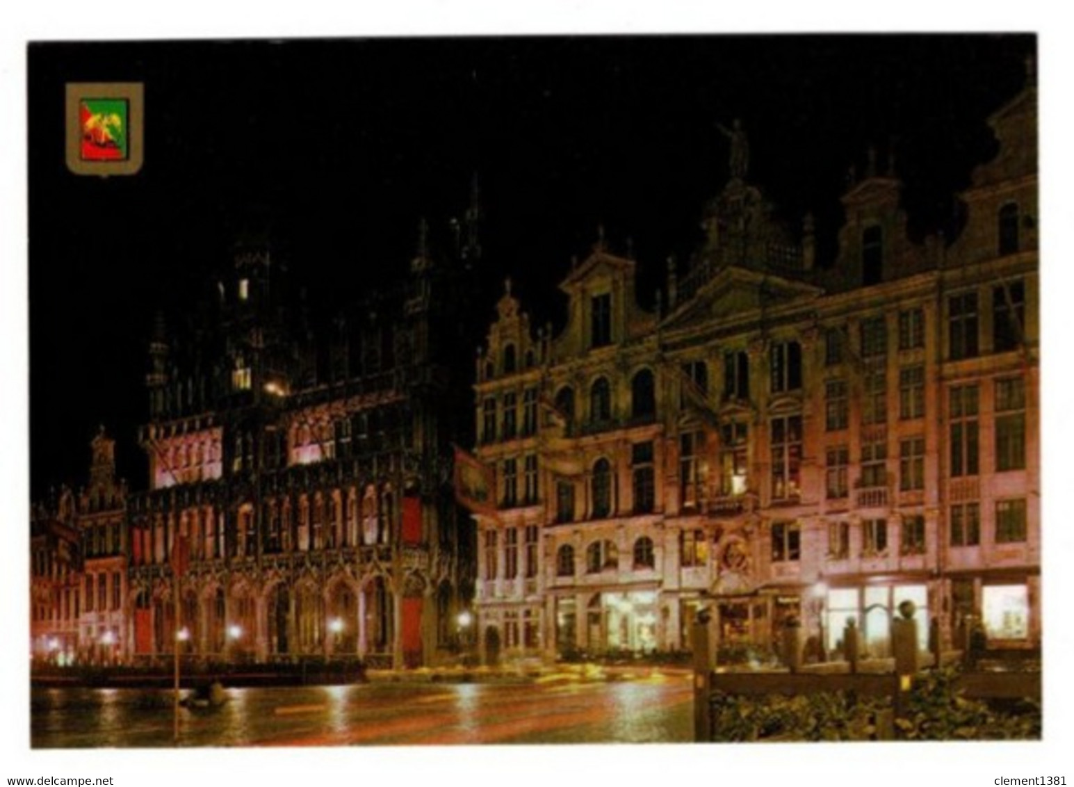 Belgique Bruxelles La Grand'place Et Maison Du Roi La Nuit - Bruselas La Noche