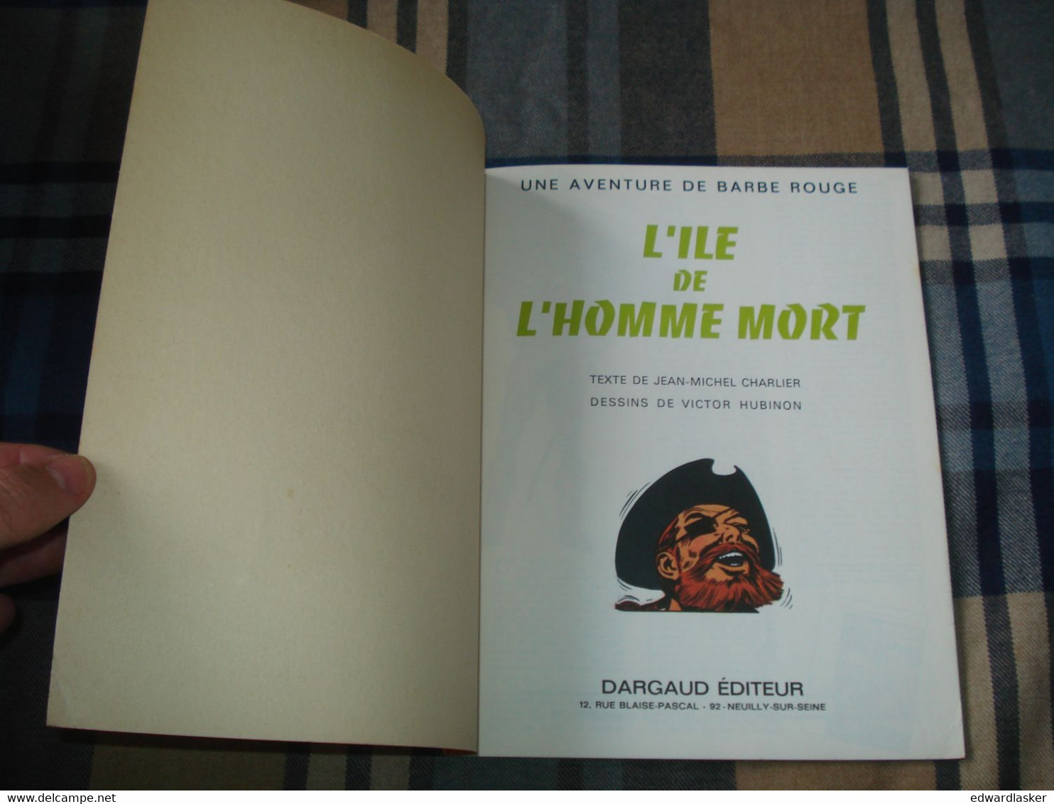 BARBE-ROUGE : L'Ile De L'Homme Mort - Dargaud 1972 - Hubinon Charlier - édition Publicitaire ELF - Barbe-Rouge