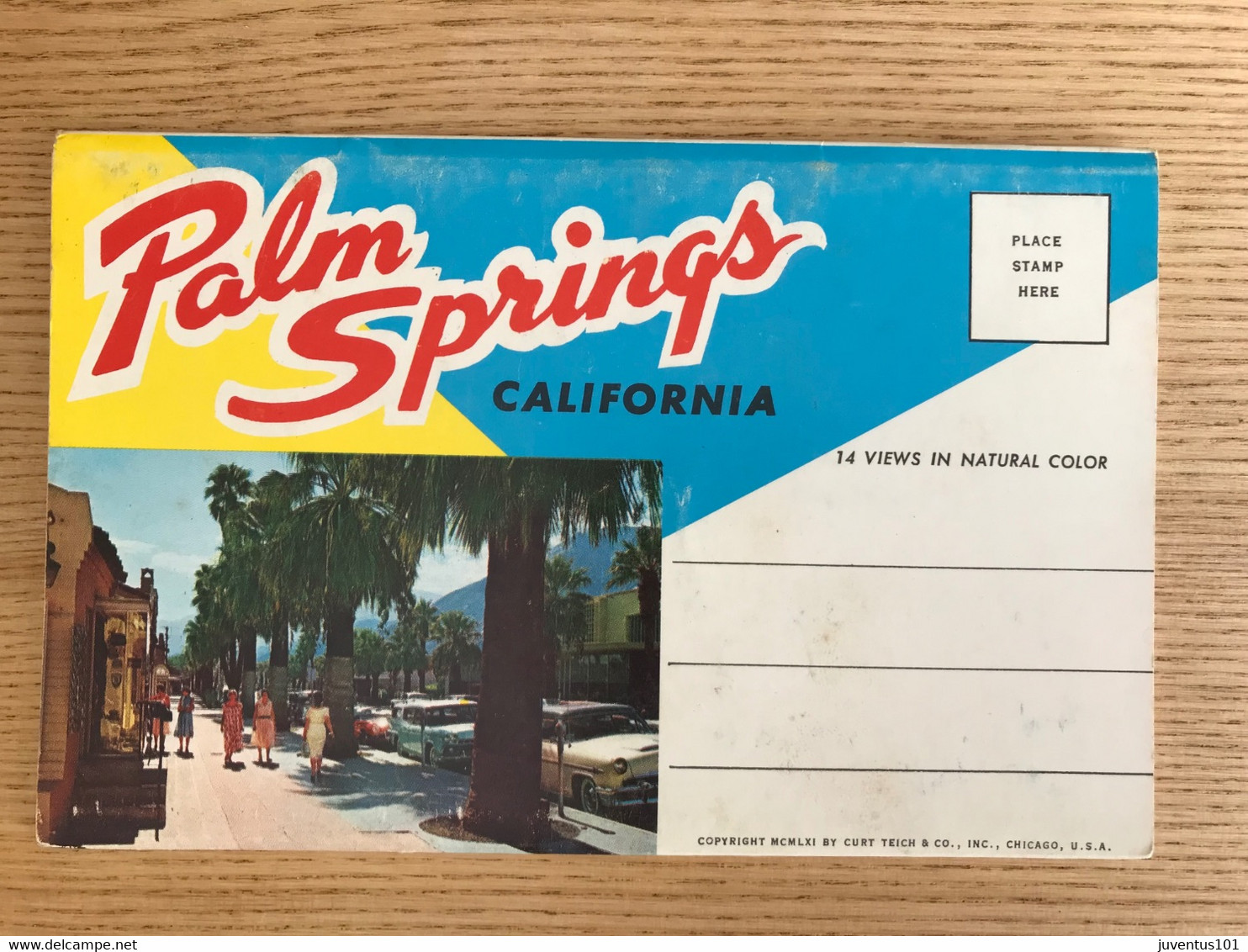 Carnet-Depliant-Greetings From Palm Springs      L1744 - Palm Springs