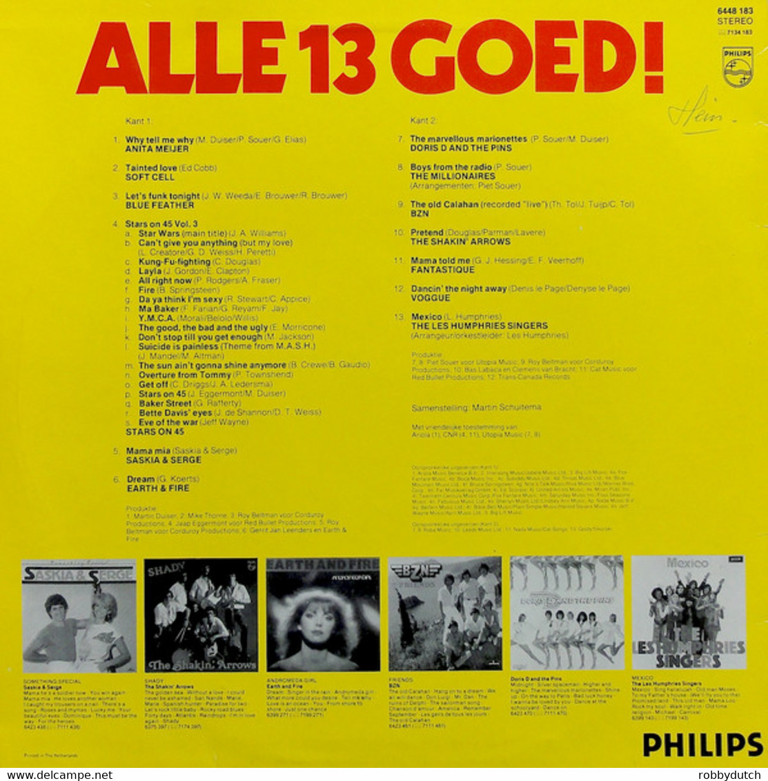 * LP *  ALLE 13 GOED! Deel 17 - Hit-Compilations