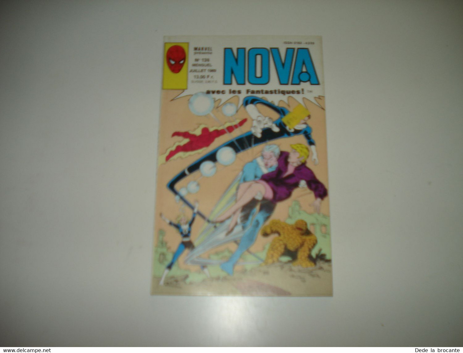 C22 / Spider Man Marvel Présente  NOVA  N° 138  SEMIC -  Juillet  1989 - Comme Neuf - Nova