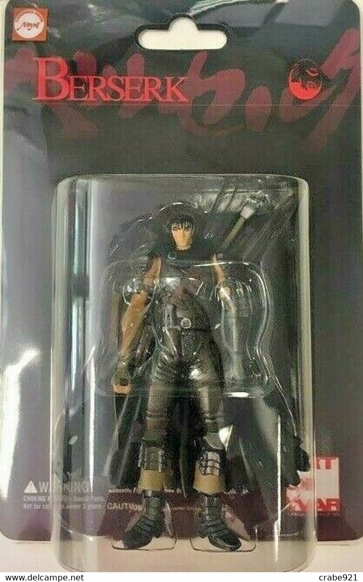 BERSERK  GUTS BLACK SWORDSMAN GATSU Mini Action Figure 10cm ART Of WAR - Autres & Non Classés