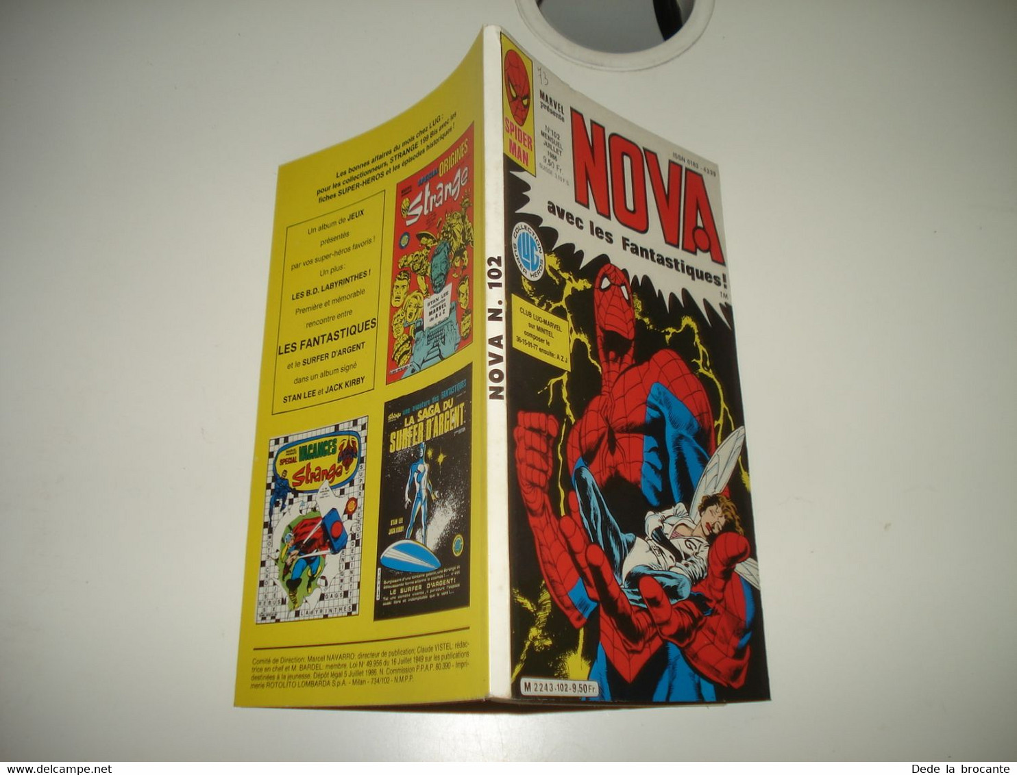 C22 / Spider Man -  Marvel Présente  NOVA  N° 102 LUG  Juillet 1986 Comme Neuf - Nova
