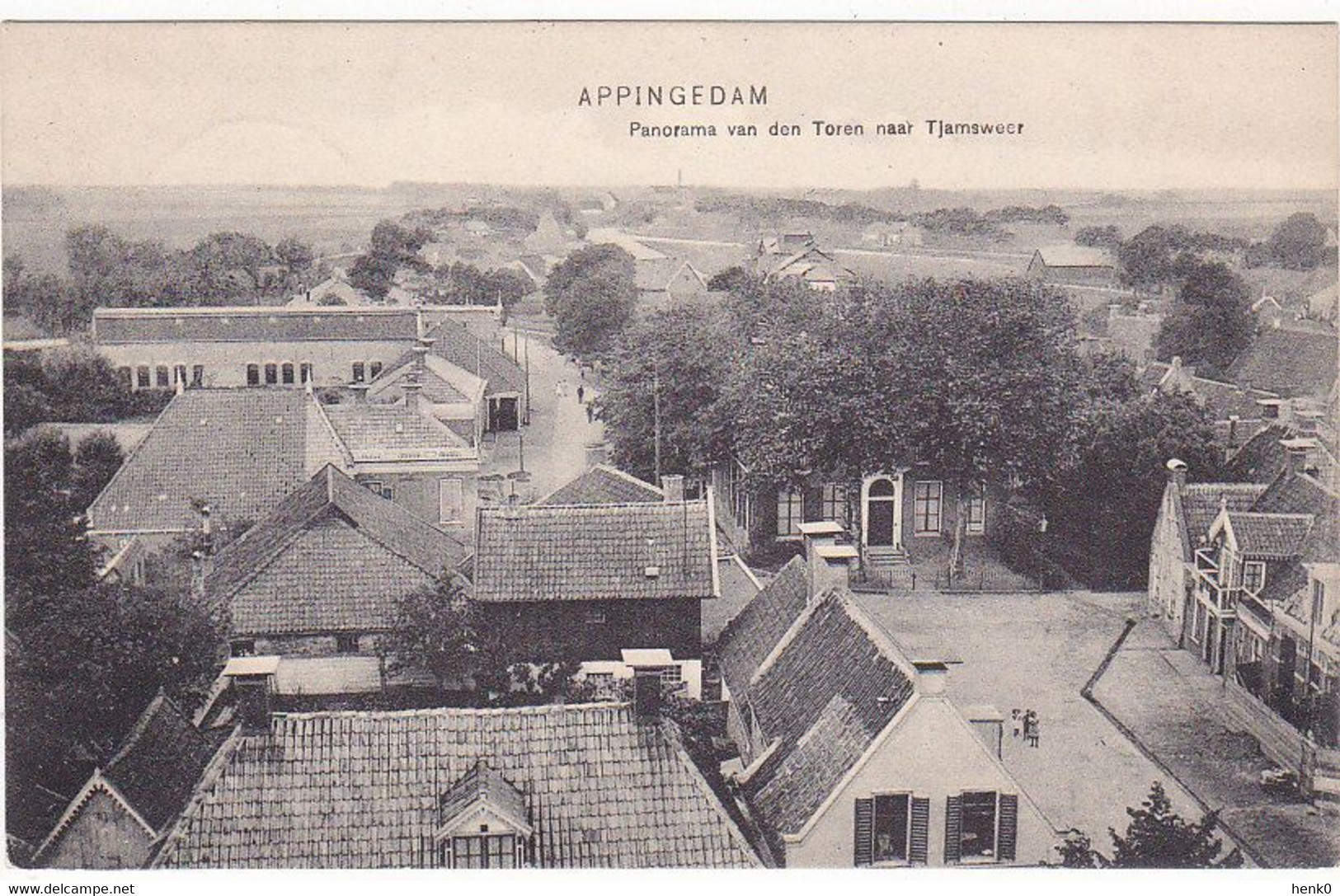 Appingedam Tjamsweer Panorama Van Den Toren B831 - Appingedam