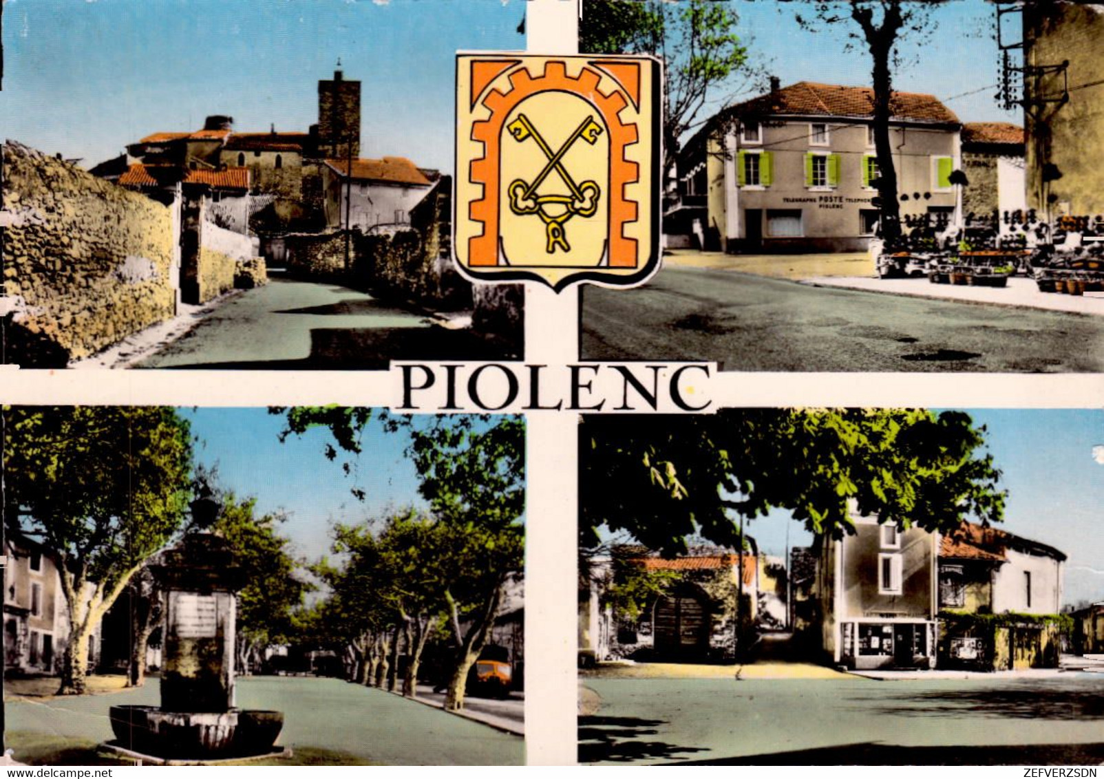 84 PIOLENC MULTIVUE BLASON VAUCLUSE - Piolenc