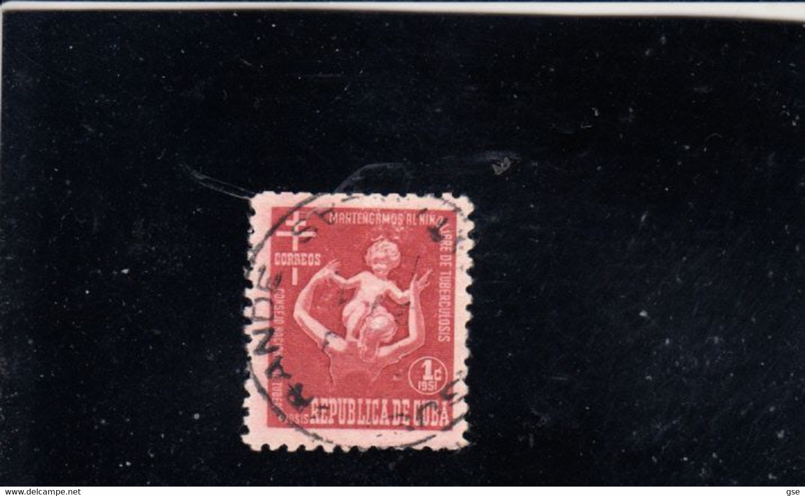 CUBA  1951 - Yvert   13° -  Tubercolosi -.- - Wohlfahrtsmarken