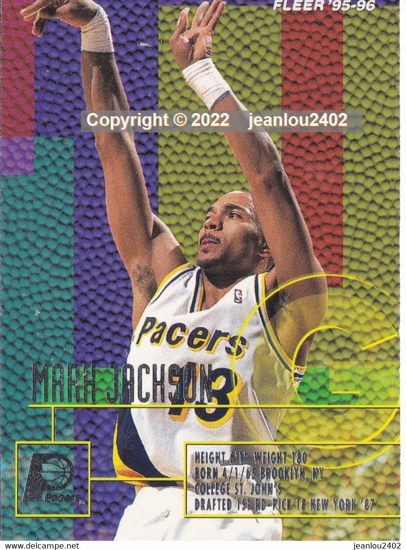 CARTE NBA 74 - MAAN JACHSON  - 95/96 - 1990-1999