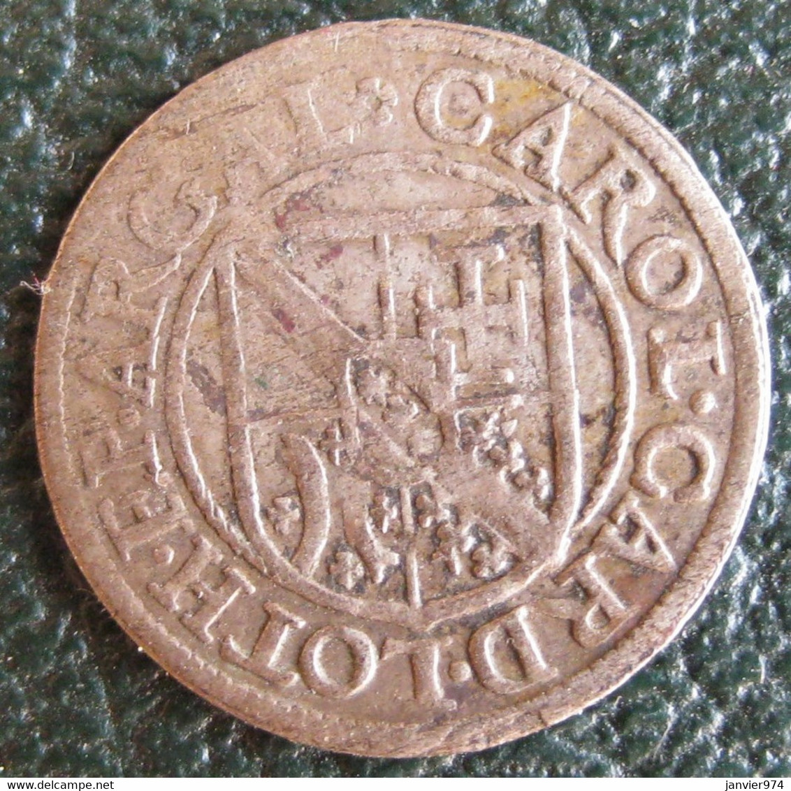 Alsace. Evêché De Strasbourg. 1 Kreuzer ND (1592-1607). Charles II De Lorraine En Argent . TRES RARE - Lorraine