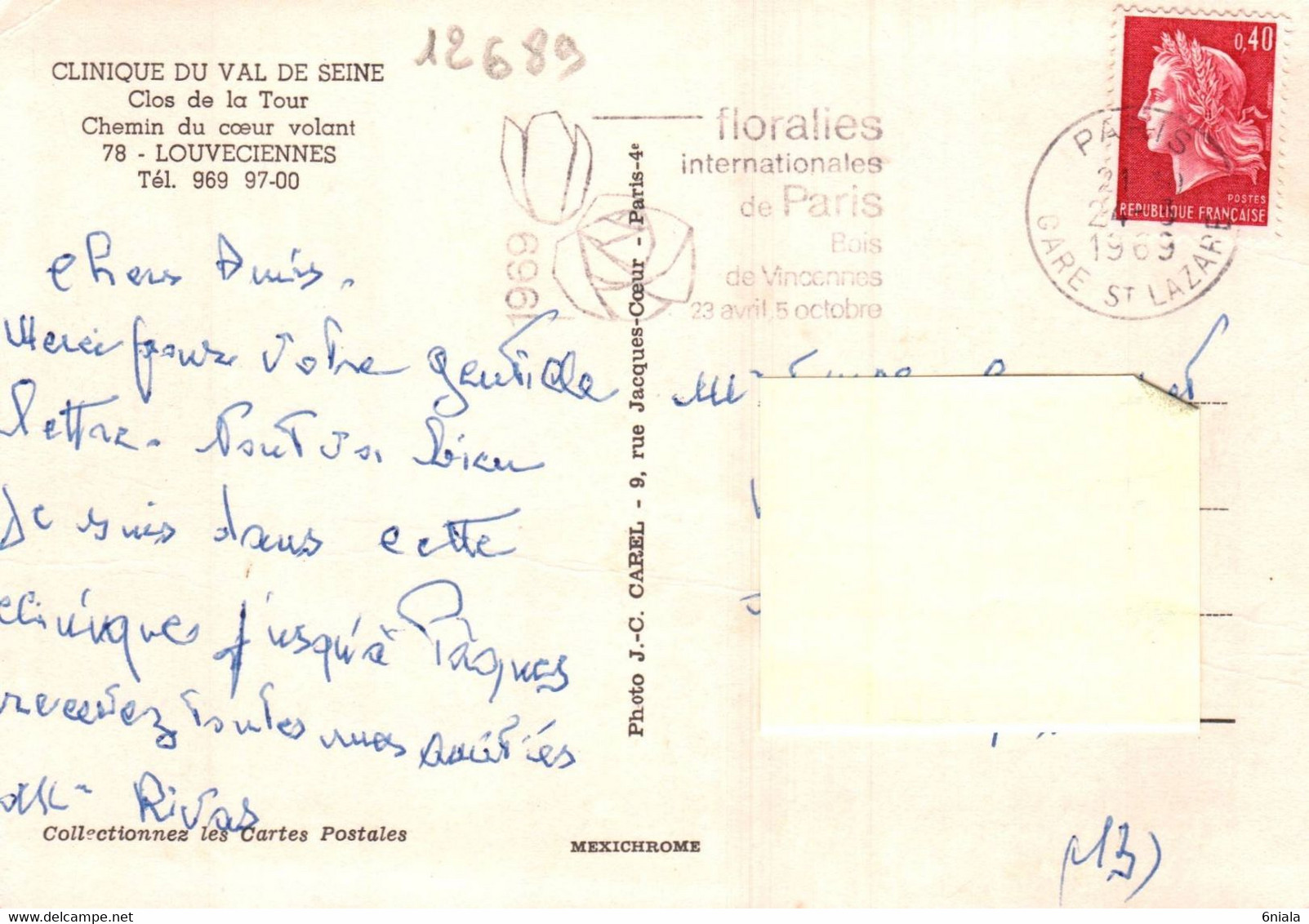 LOUVECIENNES   Clinique Du Val De Seine Clos De La Tour     78   (Recto-verso) - Louveciennes