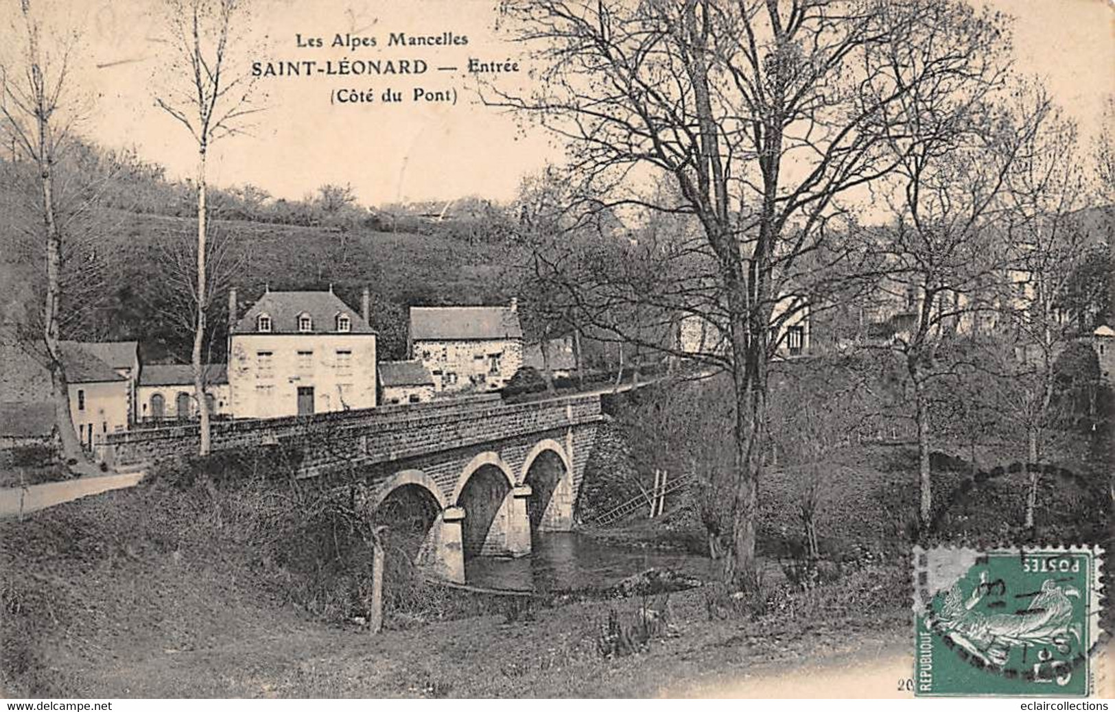 Saint Léonard Des Bois          72         Entrée  Coté Du Pont            (voir Scan) - Saint Leonard Des Bois