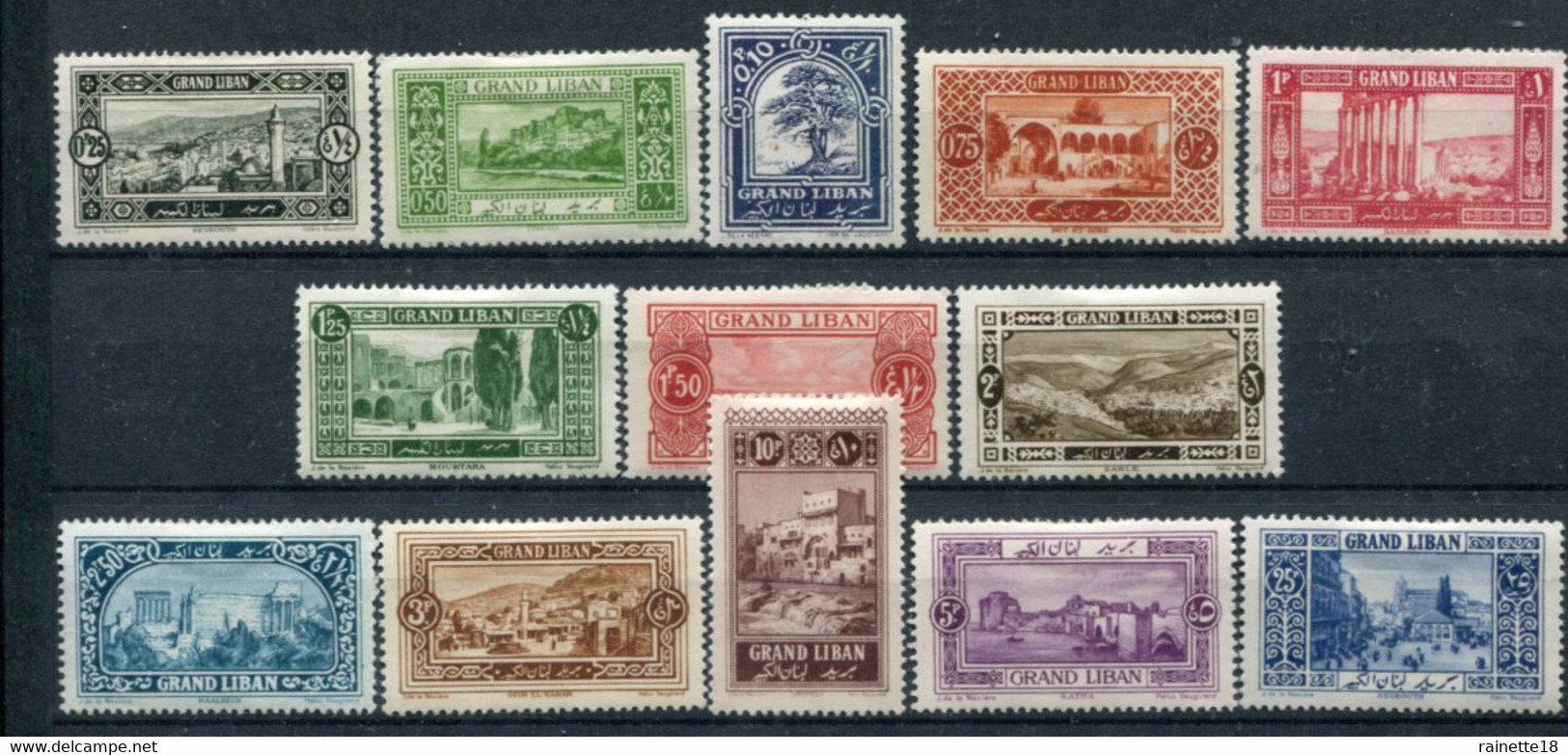 Grand Liban     50/62 * - Unused Stamps