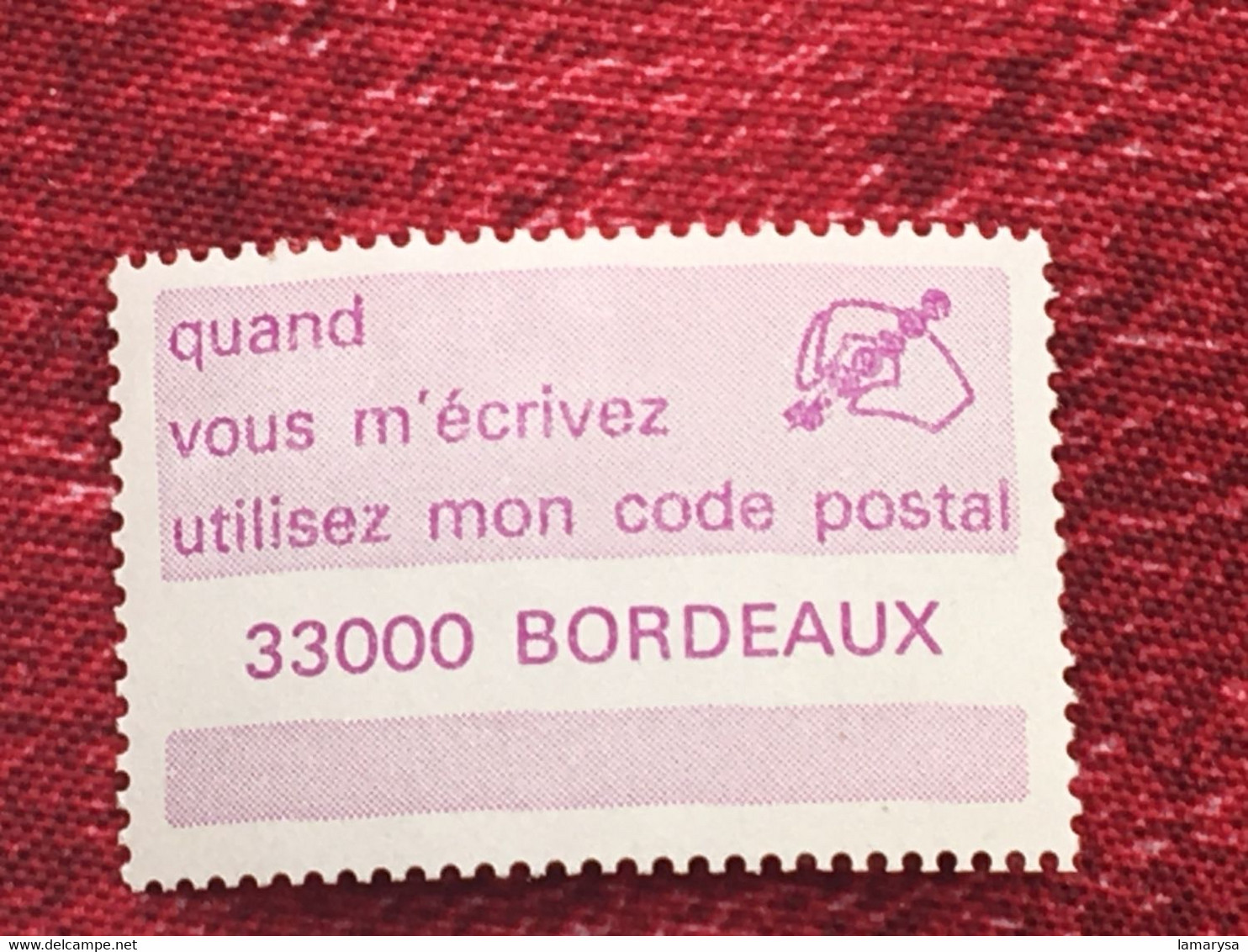 Le Code Postal-Lot 38 Vignette P.T.T. différentes villes-☛Erinnophilie,stamp,Timbre,Label,Sticker-Aufkleber-Bollo-Viñeta