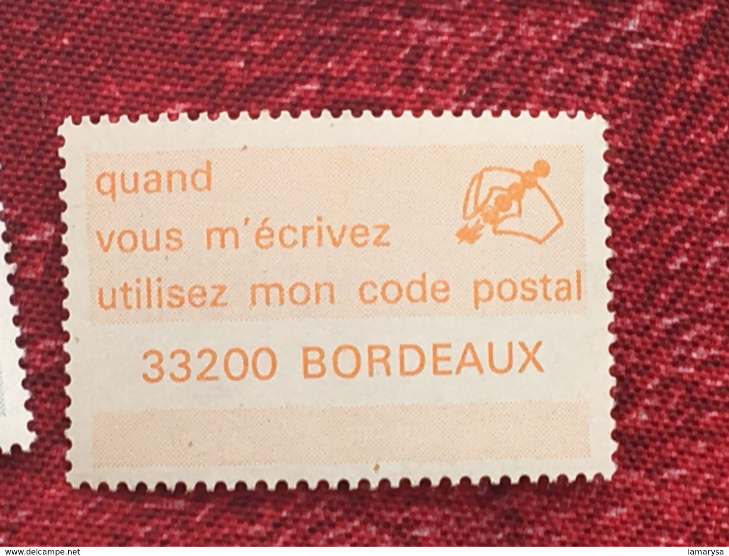 Le Code Postal-Lot 38 Vignette P.T.T. différentes villes-☛Erinnophilie,stamp,Timbre,Label,Sticker-Aufkleber-Bollo-Viñeta