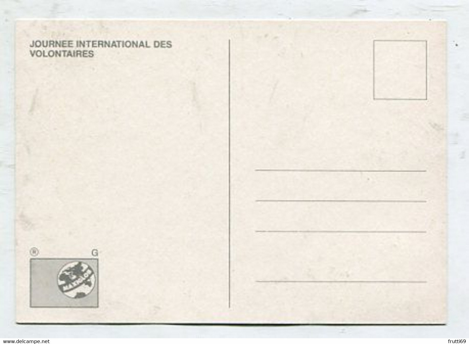 MC 076143  - UNITED NATIONS - Journee International Des Volontaires - Maximum Cards