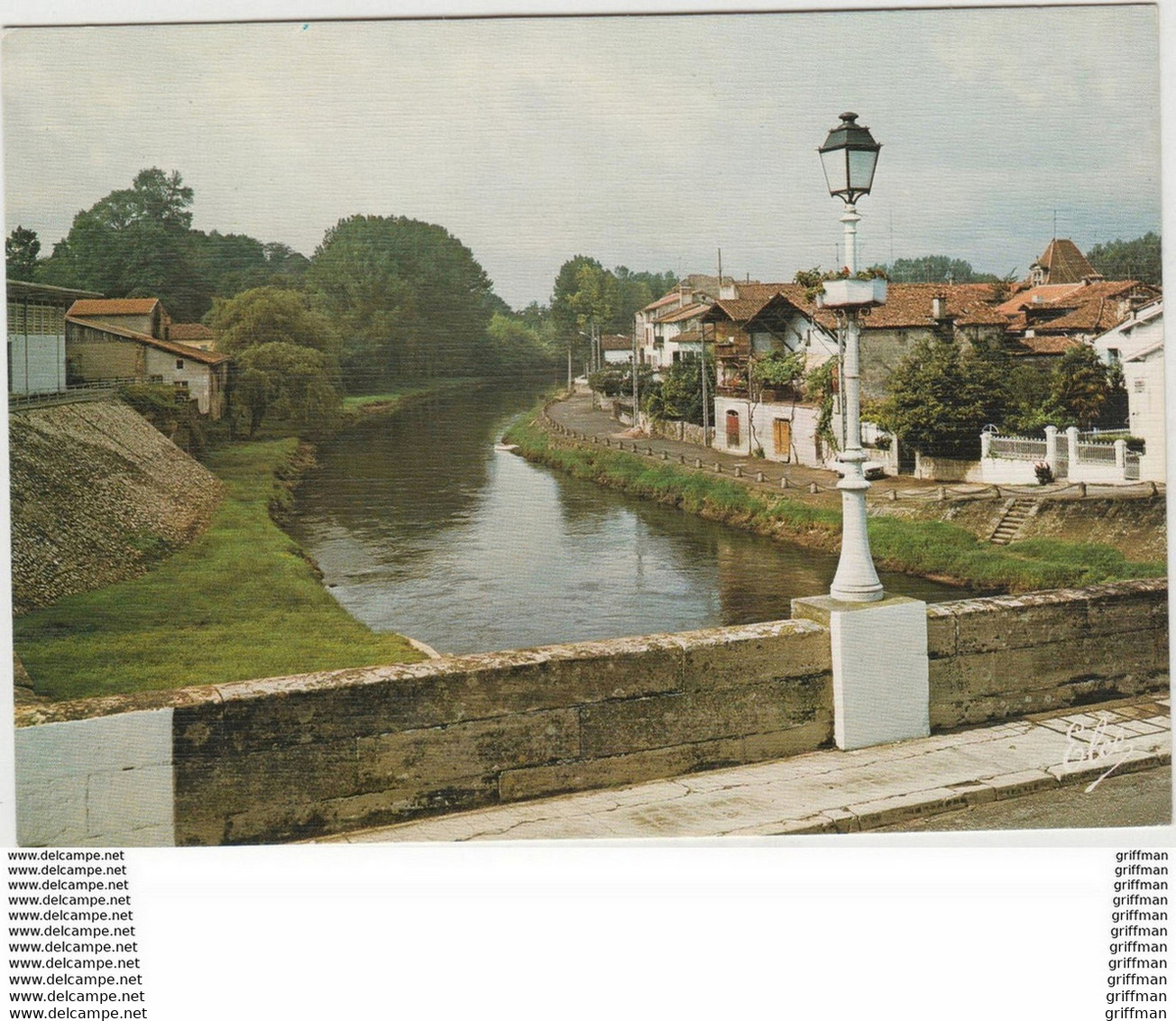 TARTAS VUE DU PONT SUR LES BORDS DE LA MIDOUZE TBE - Tartas